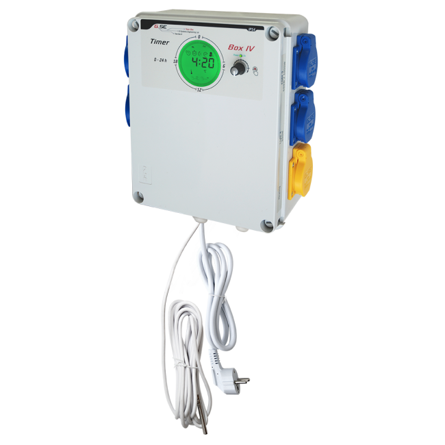 GSE Timer Box IV, 4 x 600 W, 16A, + Heizung