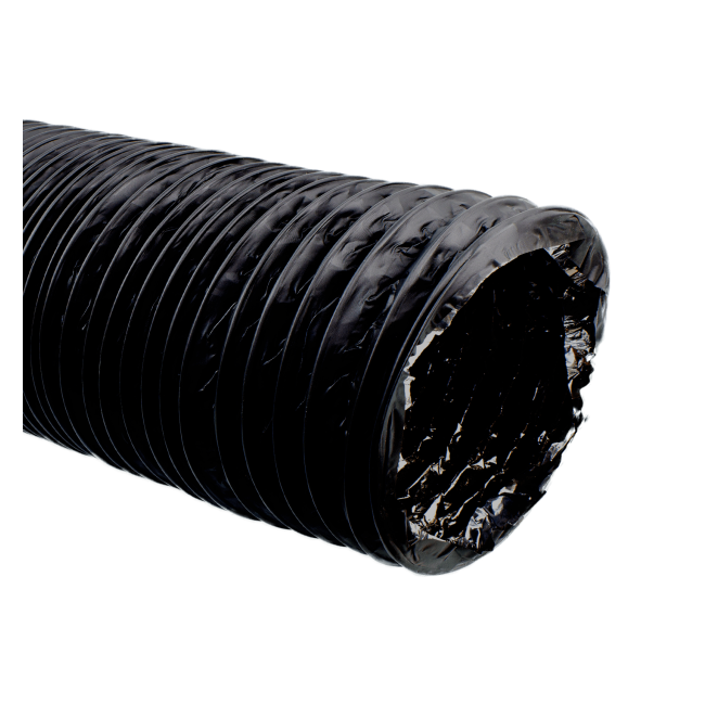 Standard-Kombi-Luftkanal, schwarz, 5 m – 127 mm