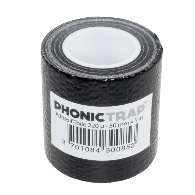 PhonicTrap Black Tape – 50 mm x 5 m