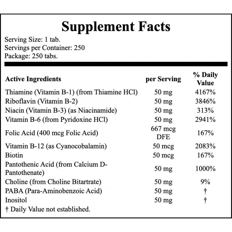 Vitamin B-50 - 250tab