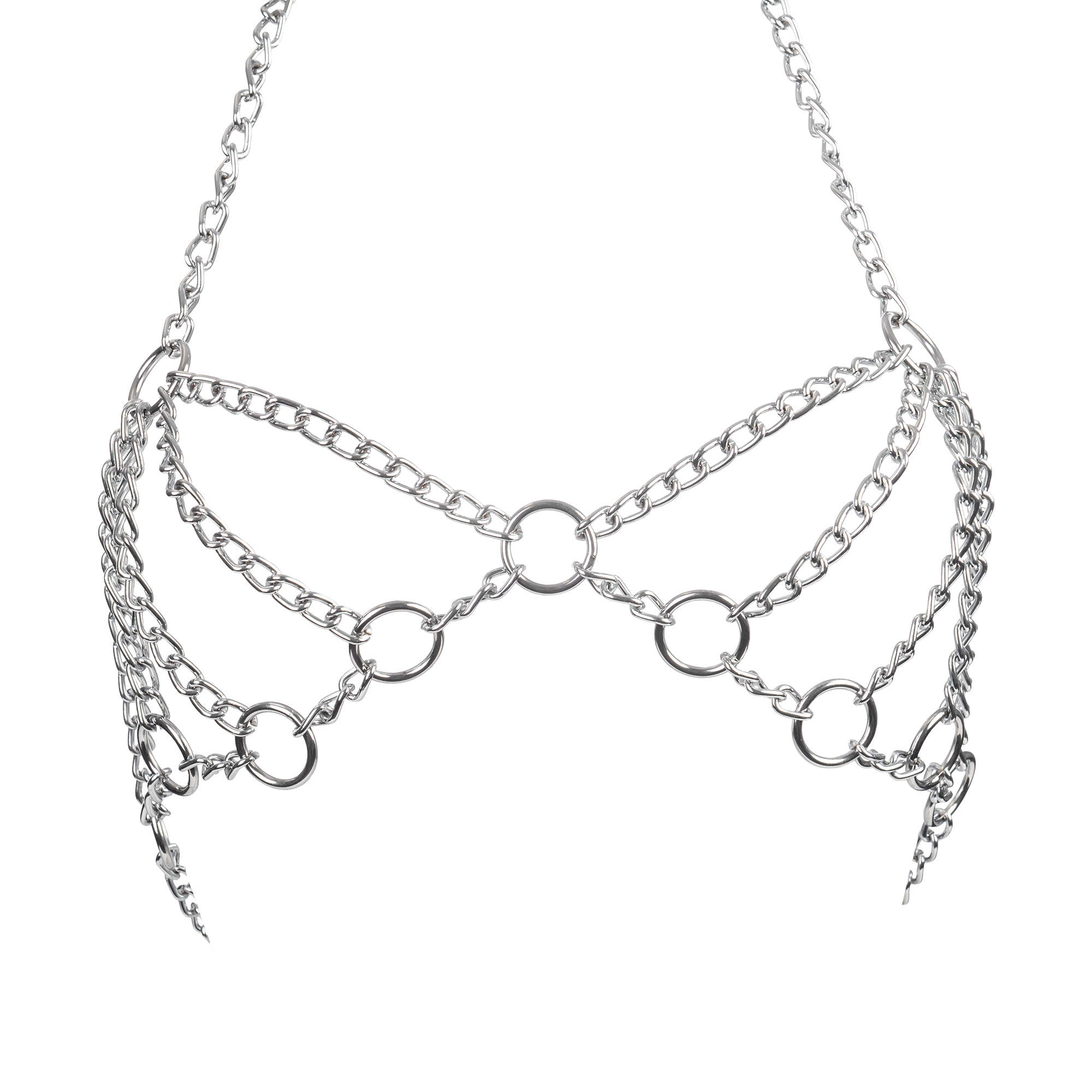 5: Rimba - BH + Slip, Set aus metal Ketten