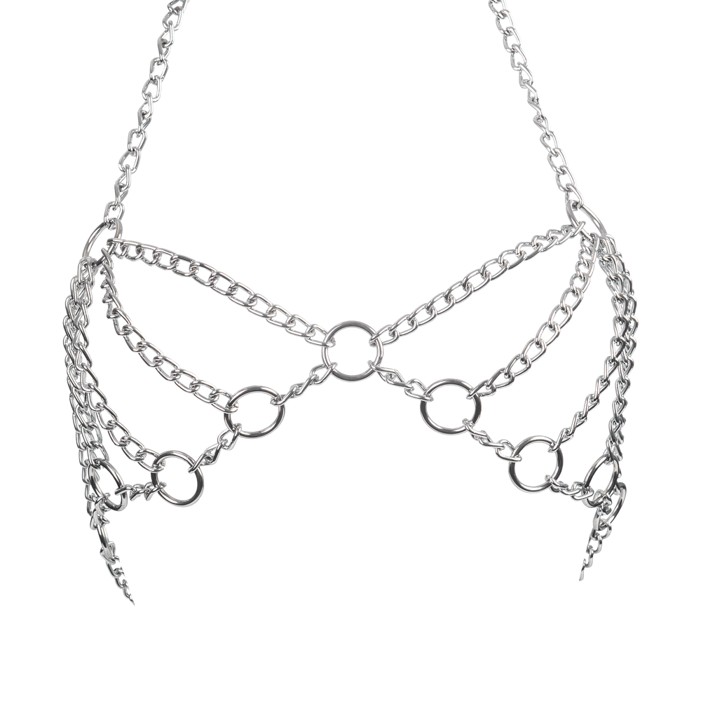 5: Rimba - BH + Slip, Set aus metal Ketten