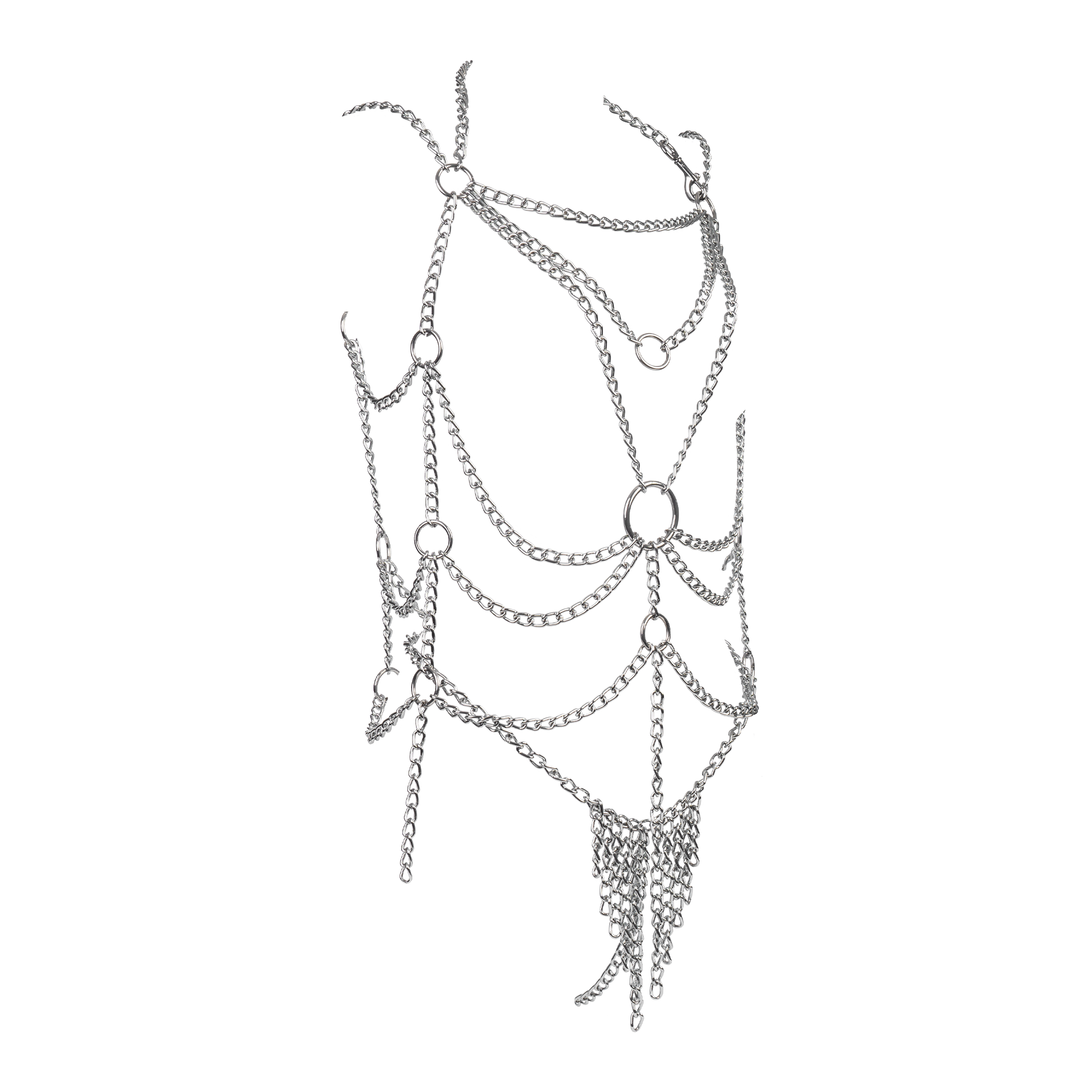 3: Rimba - BH + Slip, Set aus metal Ketten
