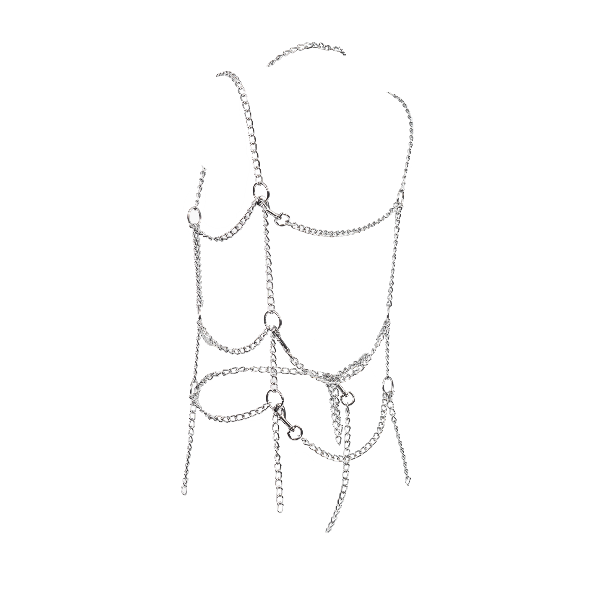 4: Rimba - BH + Slip, Set aus metal Ketten