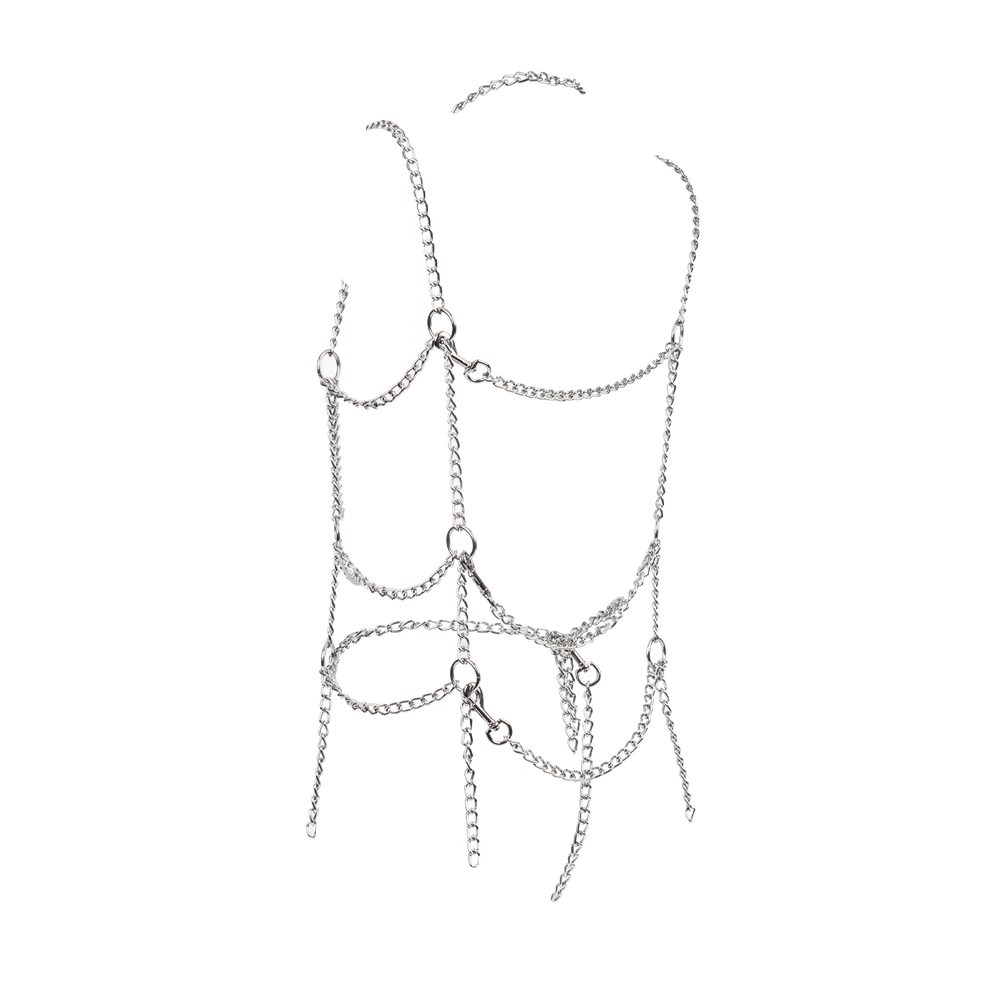 4: Rimba - BH + Slip, Set aus metal Ketten