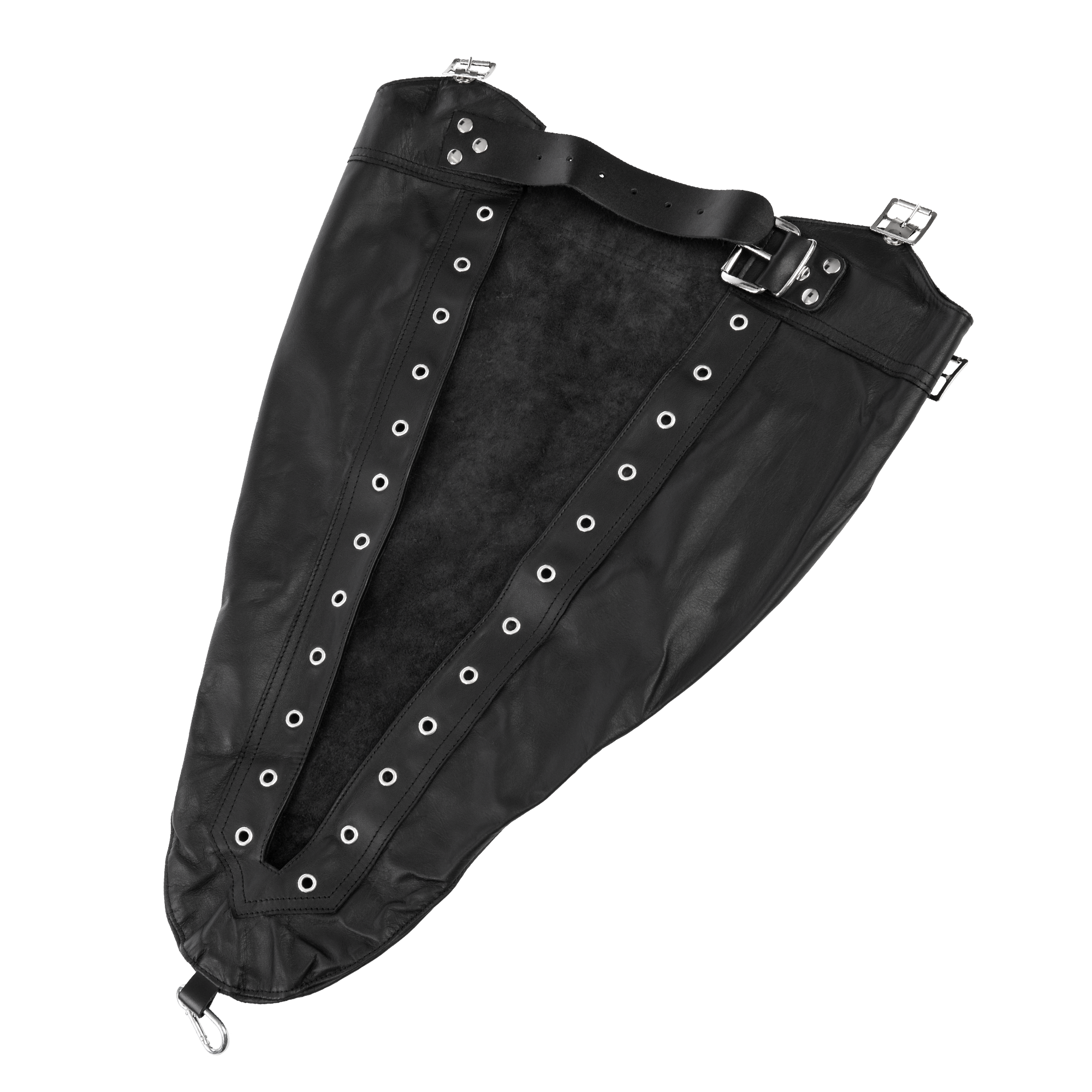 4: Rimba - Armzwangsjacke mit Schnürung und Riemen