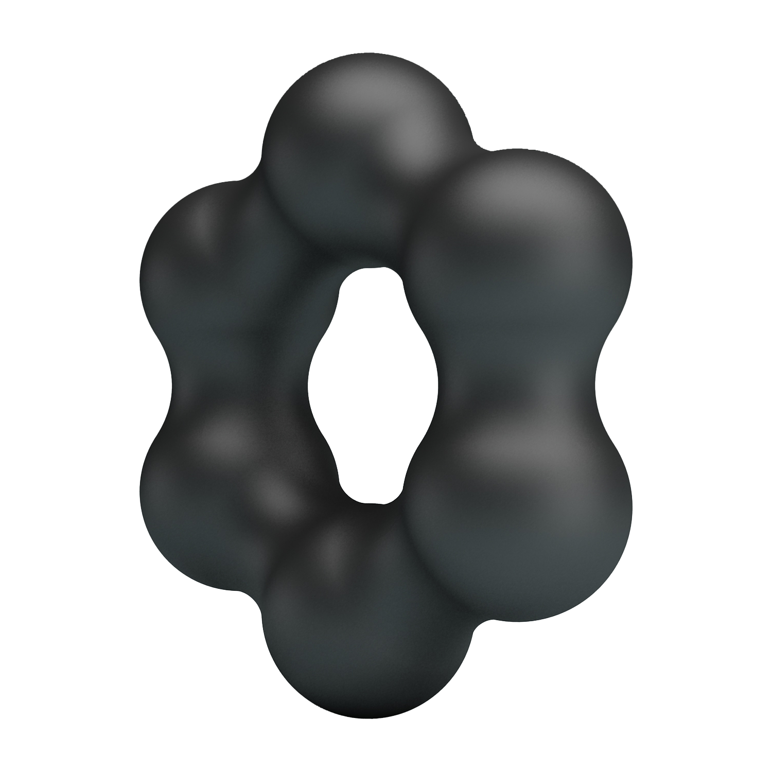 4: Crazy Bull - Clauzell - Cock Ring - Modell 10 - Schwarz