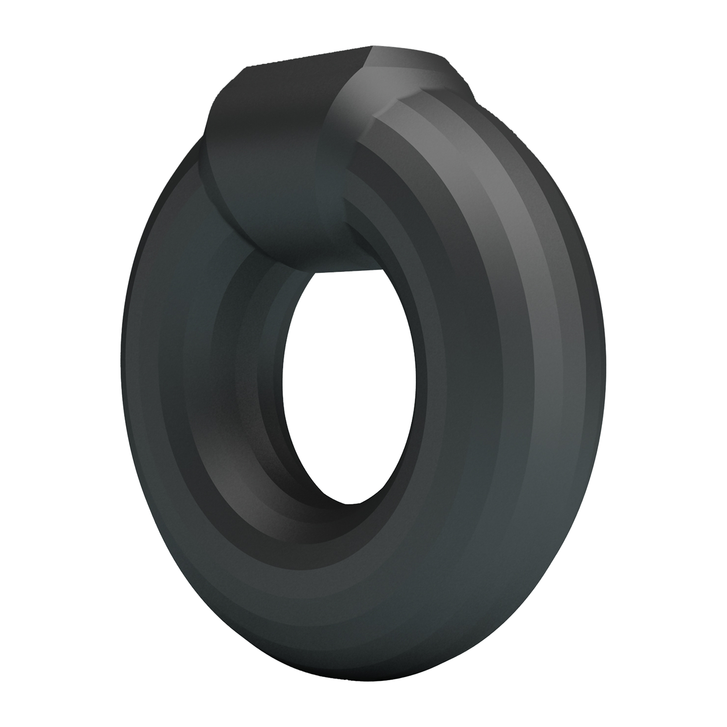 4: Crazy Bull - Kayke - Cock Ring - Modell 2 - Schwarz