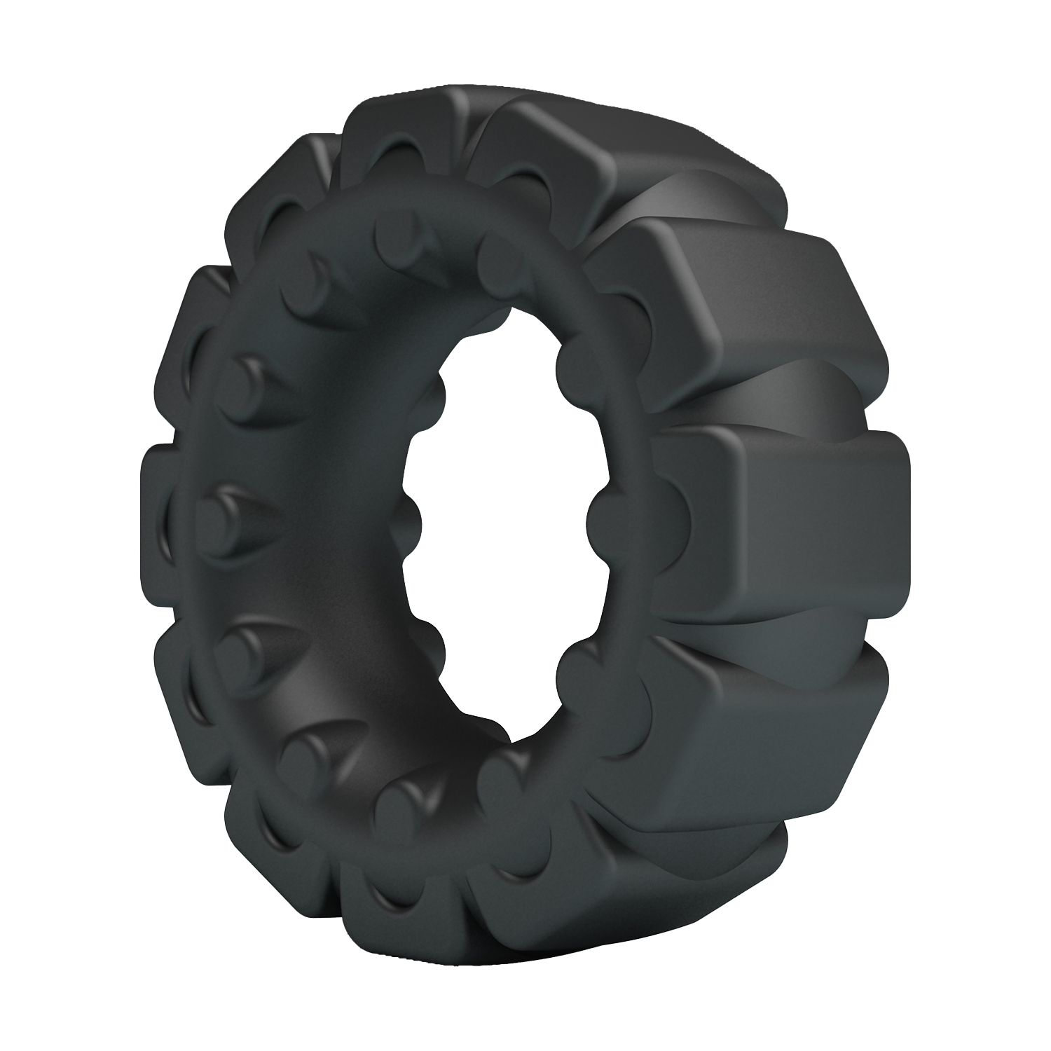4: Crazy Bull - Laiden - Cock Ring - Modell 5 - Schwarz