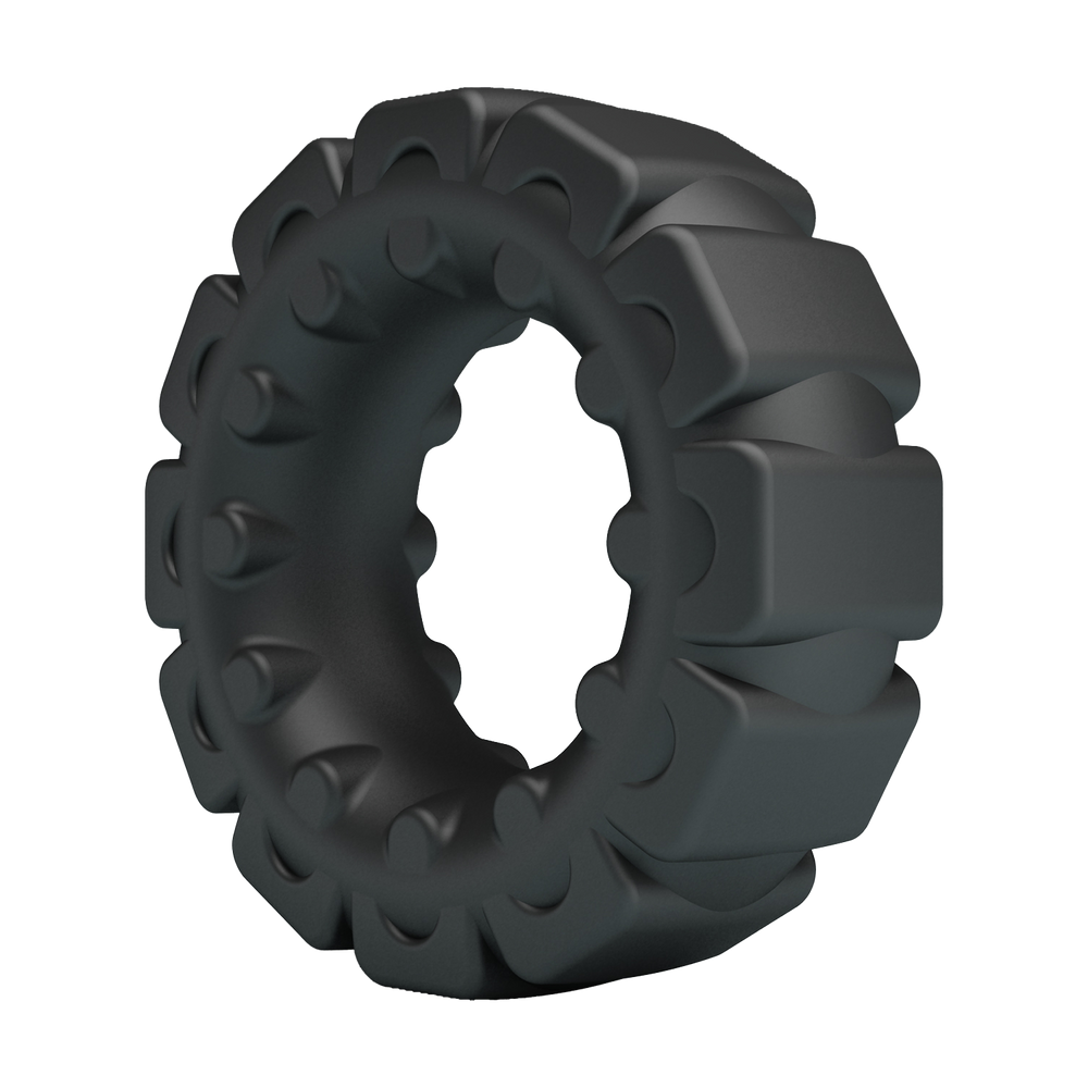 4: Crazy Bull - Laiden - Cock Ring - Modell 5 - Schwarz