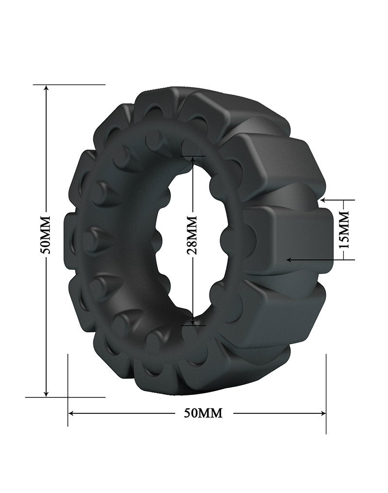 Crazy Bull - Laiden - Cock Ring - Modell 5 - Schwarz