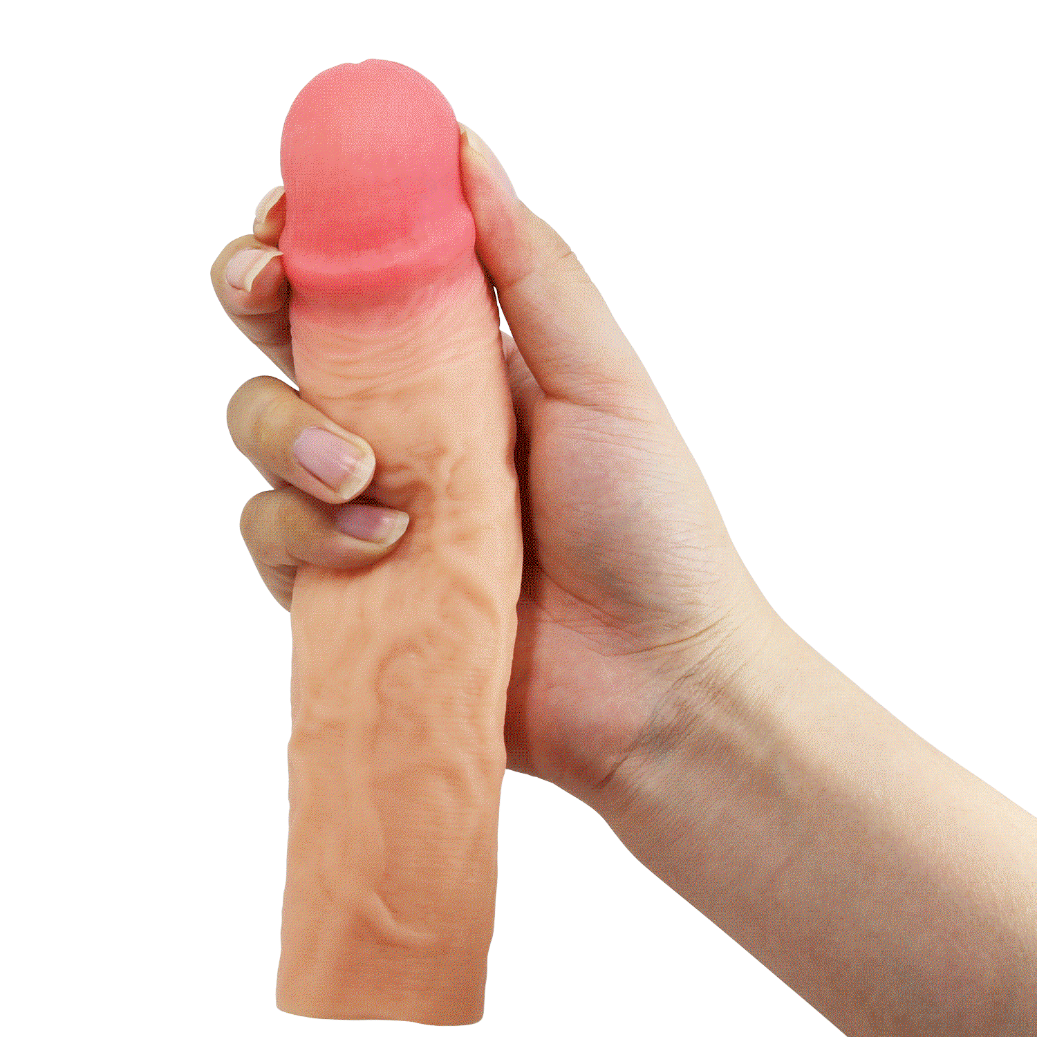 10: Pretty Love - Derek - Realistische Penishülse - 215mm - Nude