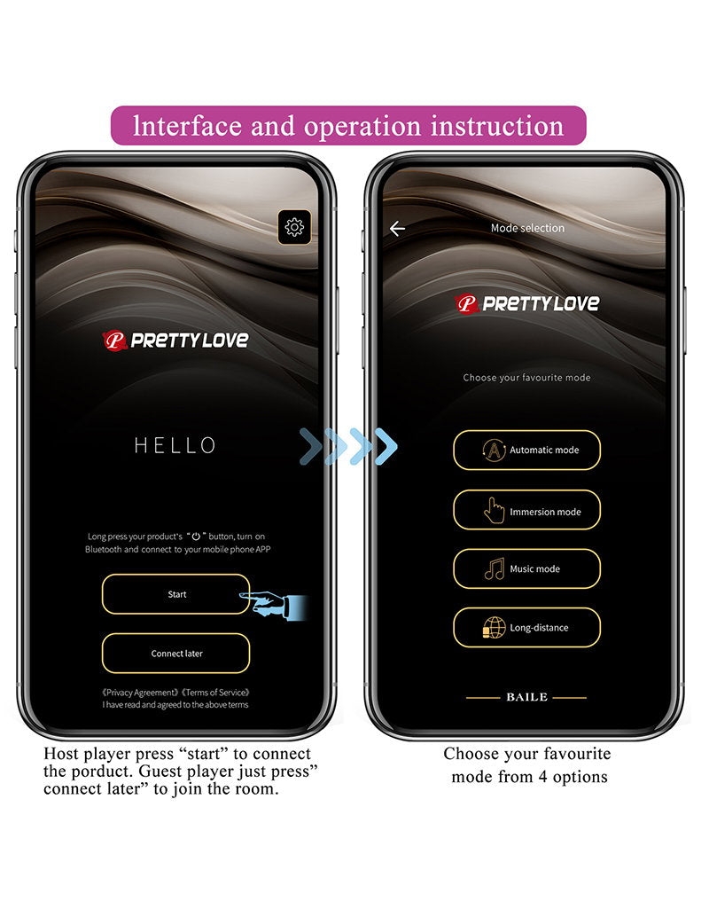 8: Pretty Love - Klay - Thrusting Egg Vibrator (App gesteuert) - Lila