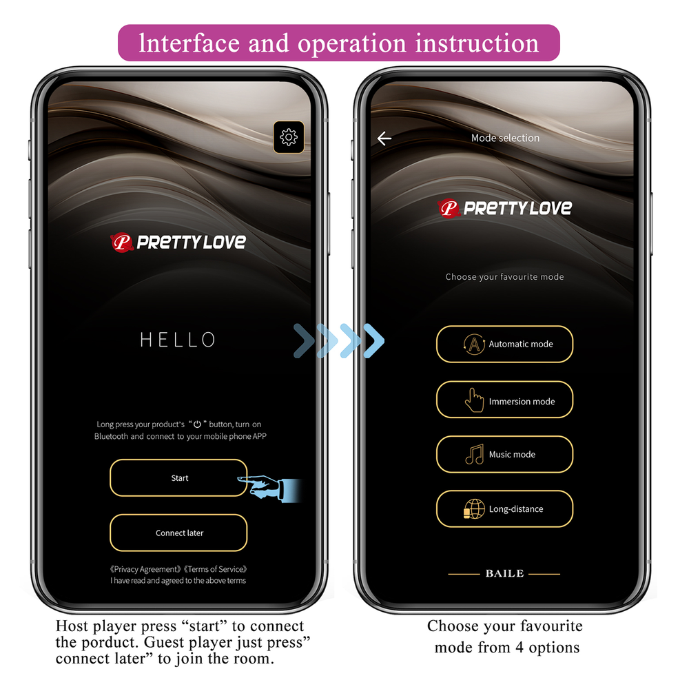 11: Pretty Love - Klay - Thrusting Egg Vibrator (App gesteuert) - Lila