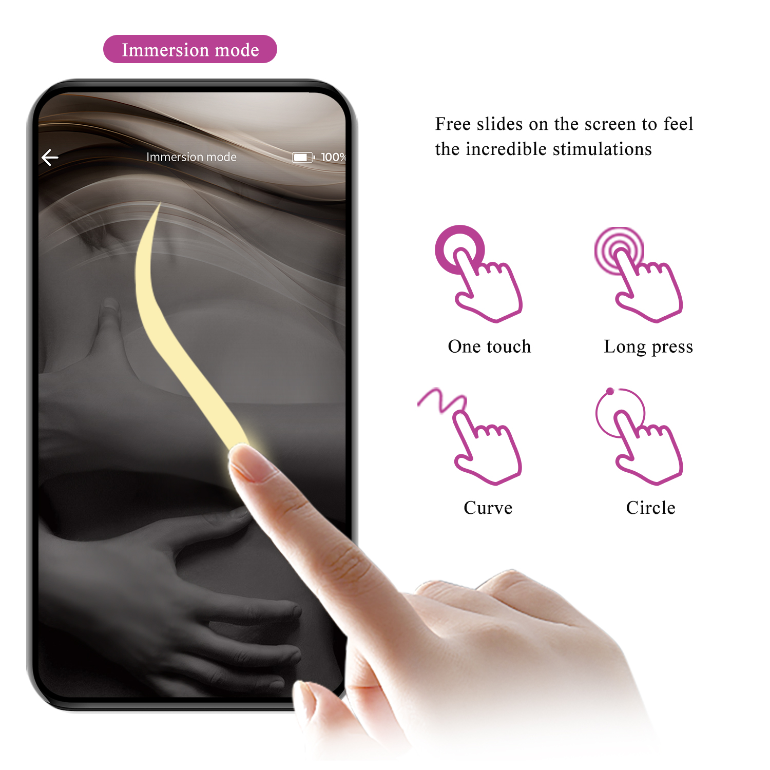 13: Pretty Love - Klay - Thrusting Egg Vibrator (App gesteuert) - Lila