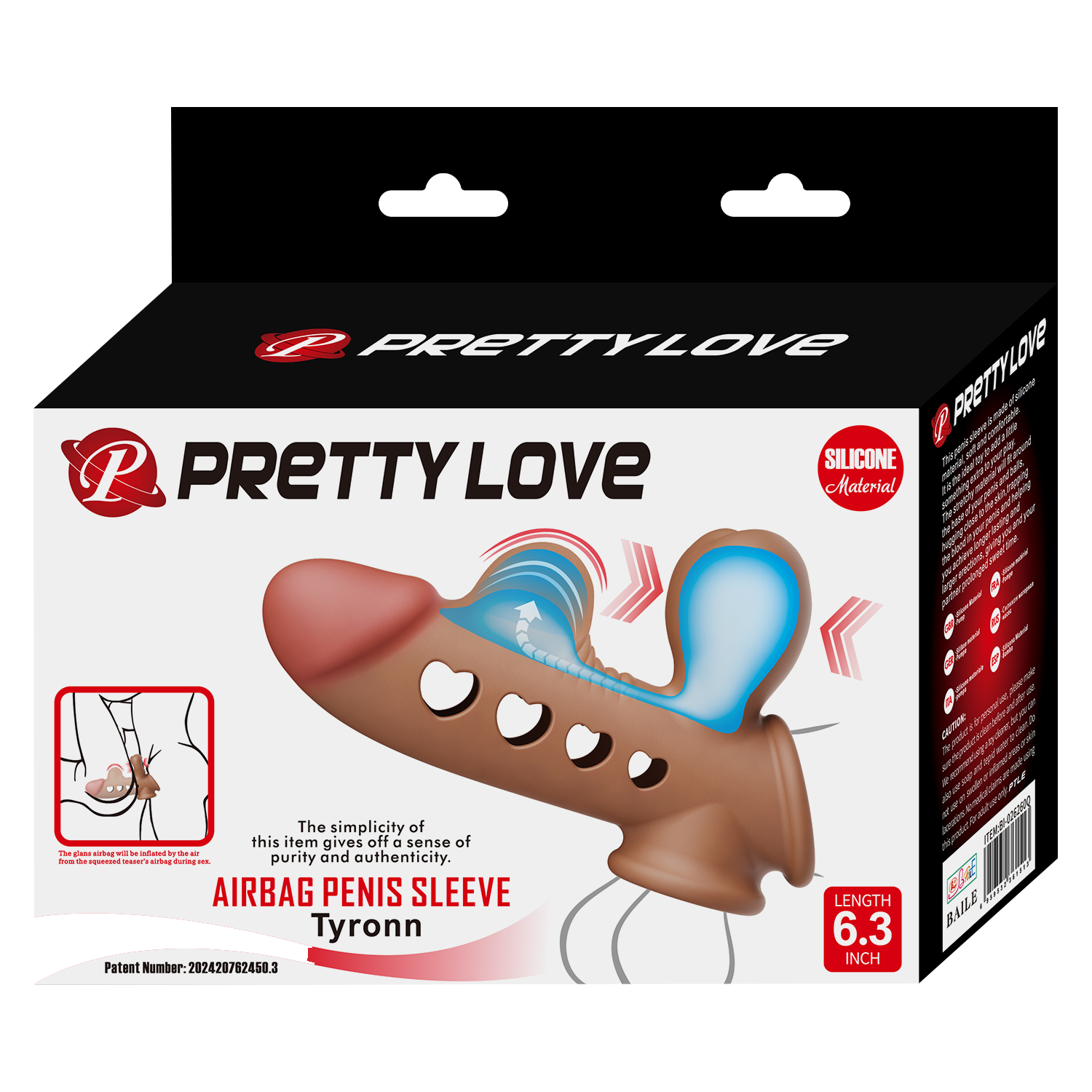 2: Pretty Love - Tyronn - Airbag-Penishülle - Nude
