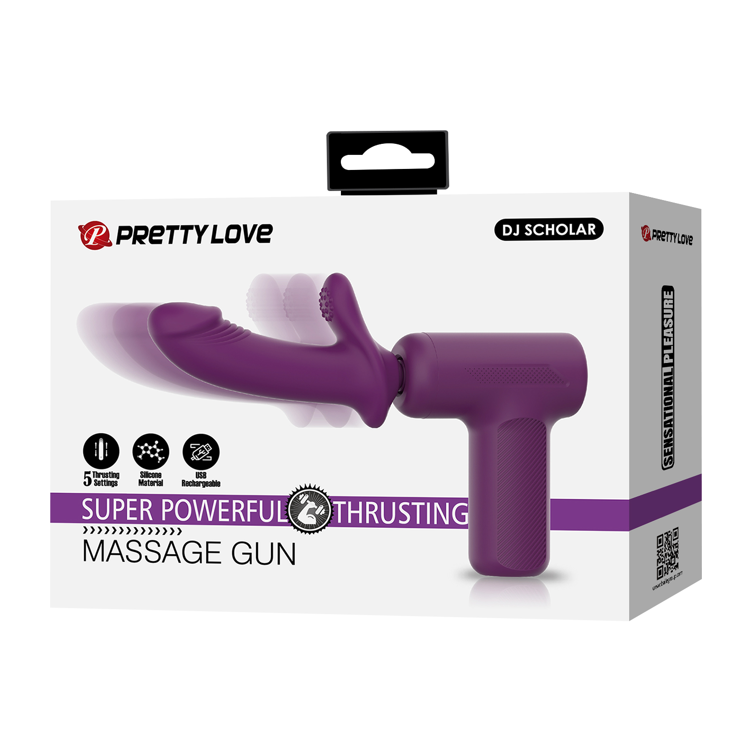 Pretty Love - DJ Scholar - Massagepistole - Lila