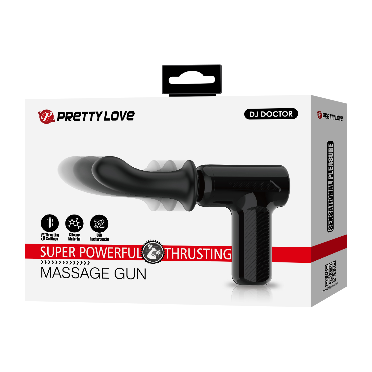 Pretty Love - DJ Scholar - Massagepistole - Schwarz