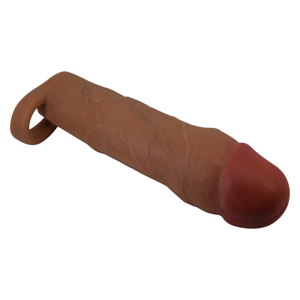 5: Pretty Love - Hani - Cock Ring mit Penisverlängerung - 50mm - Braun