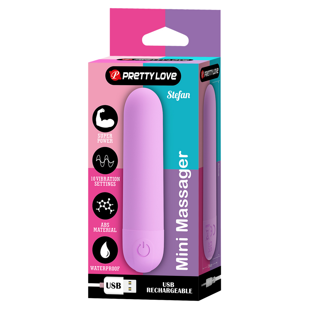 2: Pretty Love - Stefan - Mini-Massager- Lila