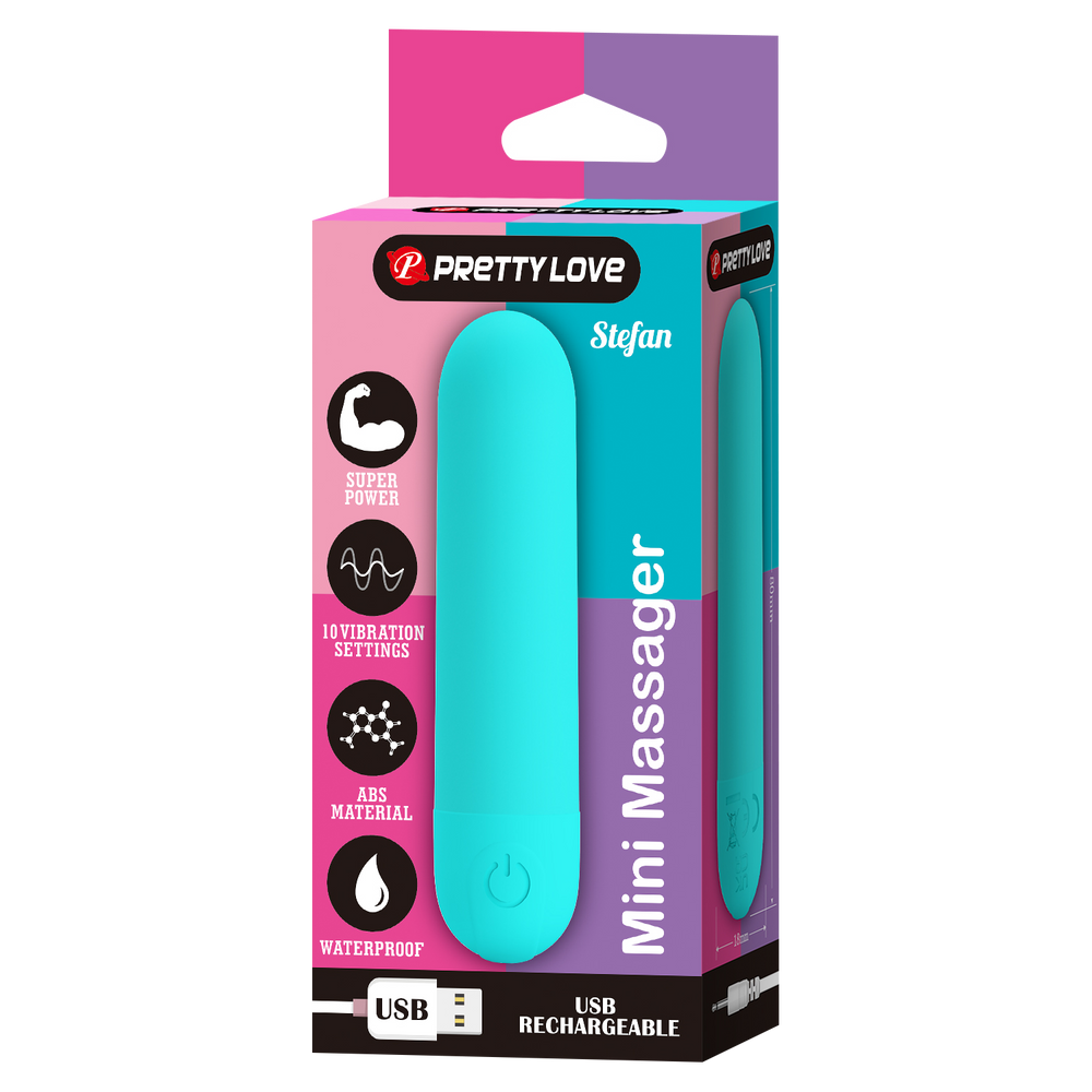 2: Pretty Love - Stefan - Mini-Massager - Grün