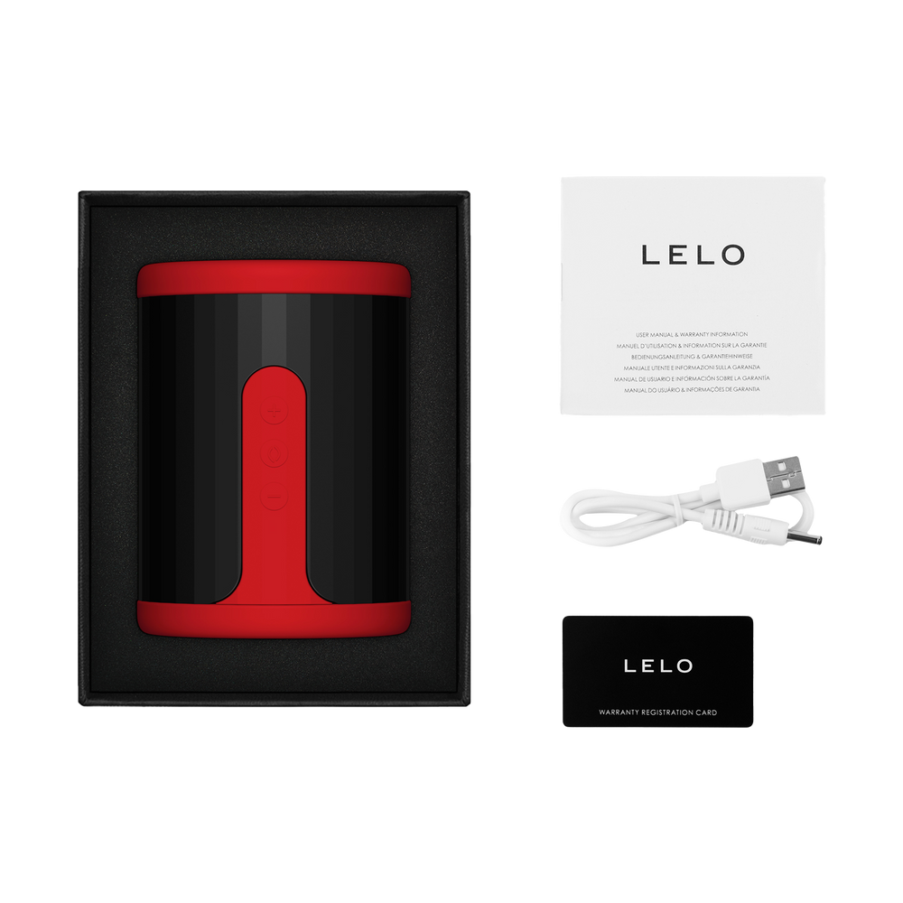 Lelo - F2S Master Blaster- Stamina Trainer & Stroker, App-verbunden - Rot