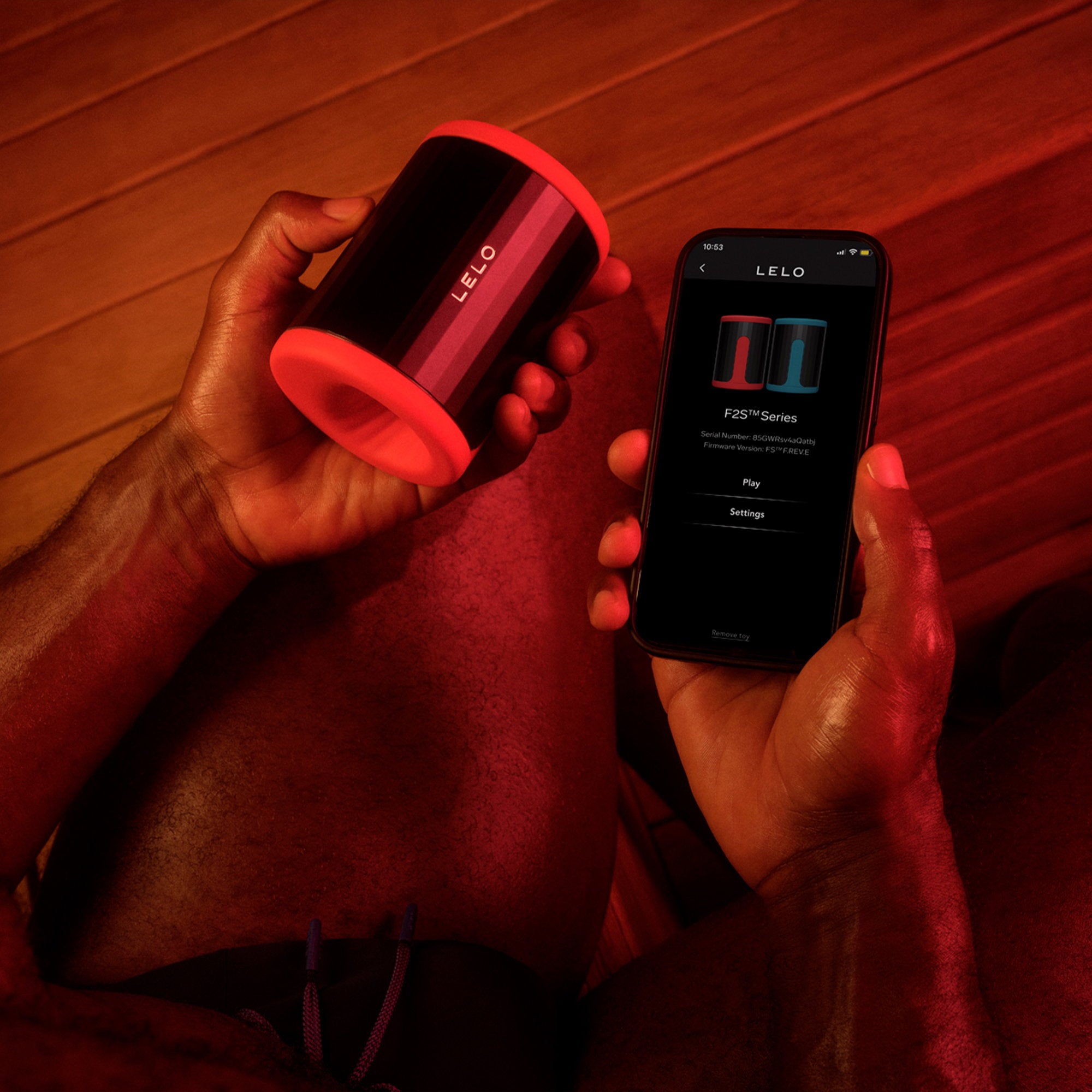 Lelo - F2S Master Blaster- Stamina Trainer & Stroker, App-verbunden - Rot