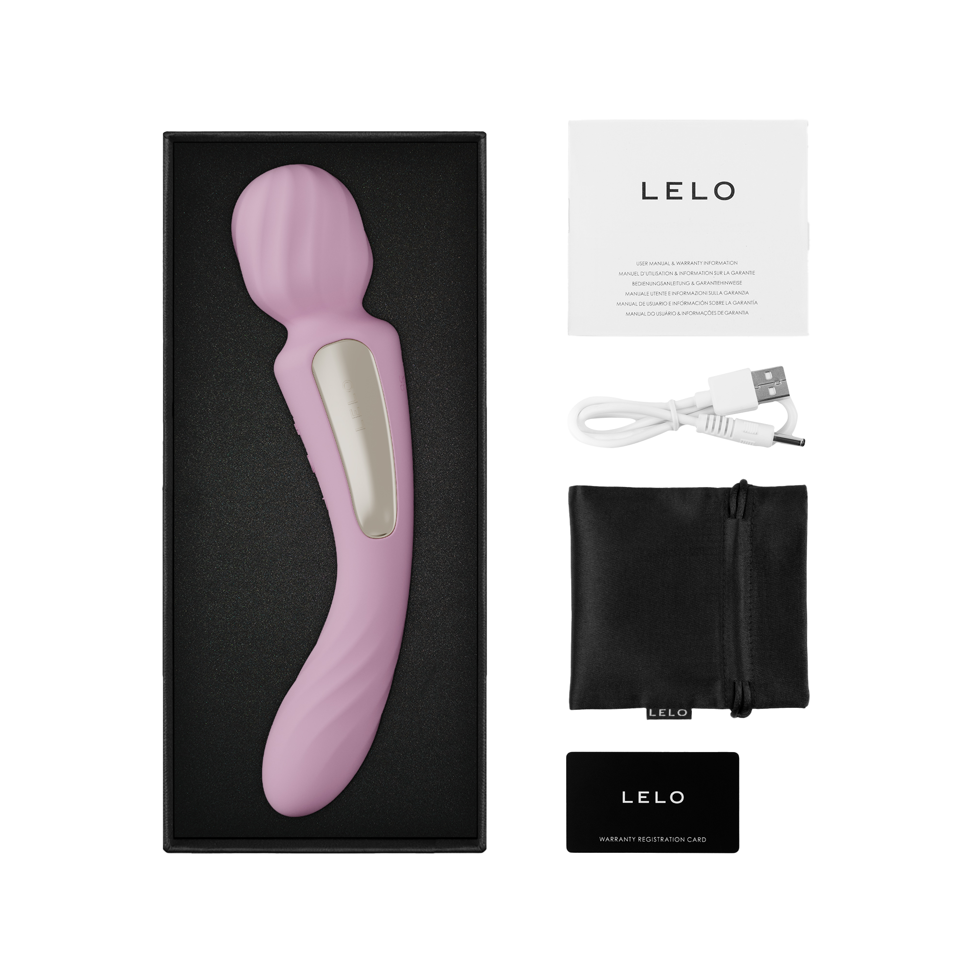 LELO - Switch - Doppelt großer Stabvibrator (mit App-Steuerung) - Zartrosa