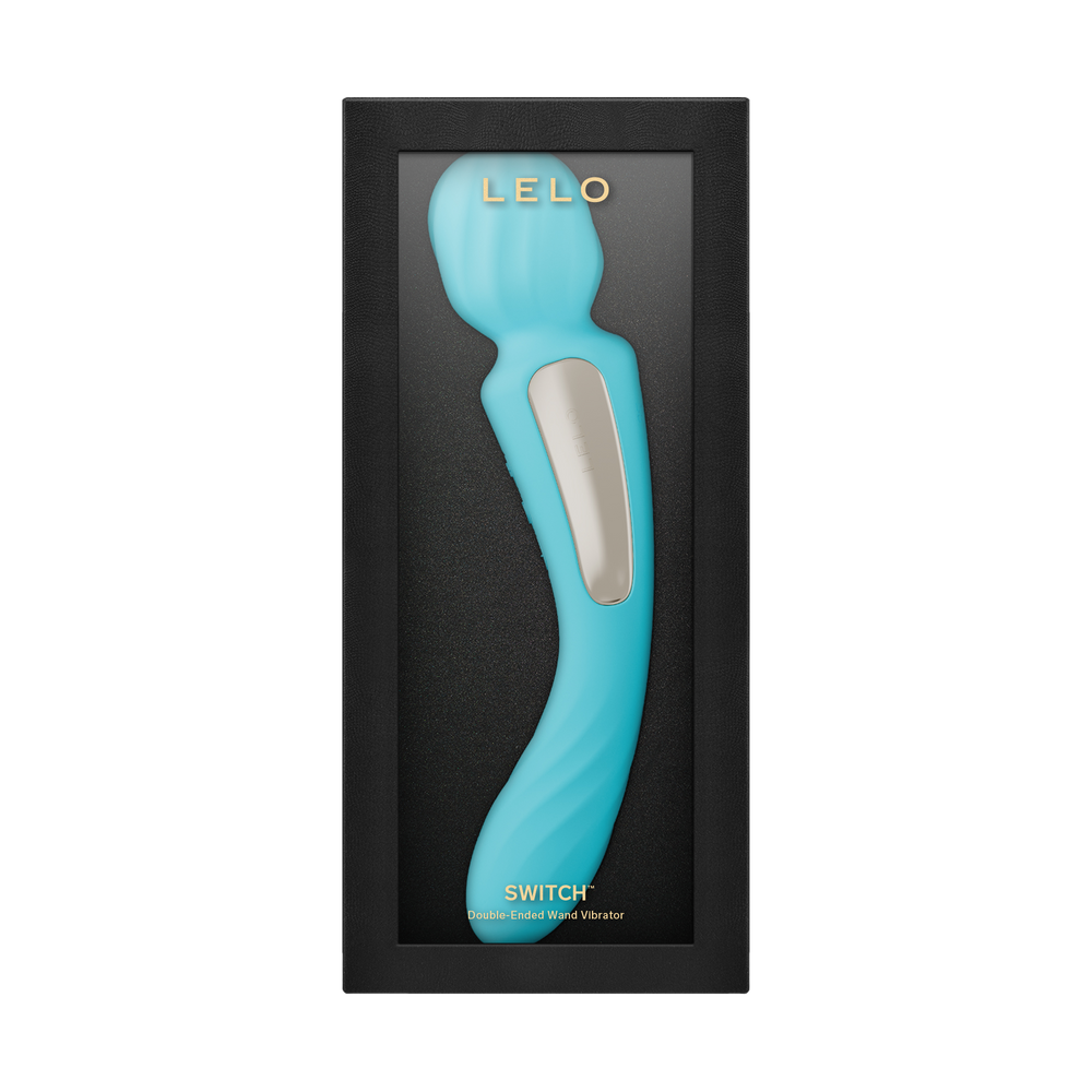 5: LELO - Switch - Doppelt großer Stabvibrator (mit App-Steuerung) - Aqua