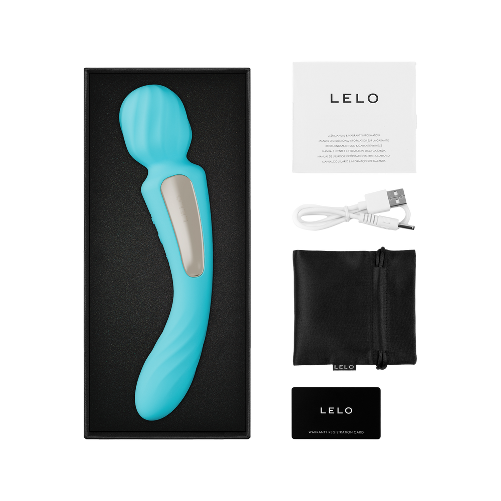 6: LELO - Switch - Doppelt großer Stabvibrator (mit App-Steuerung) - Aqua