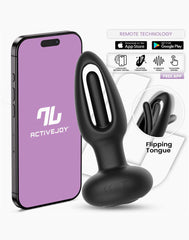 IY – Zack – Analplug mit beweglicher Zunge (mit App-Steuerung) – Schwarz
