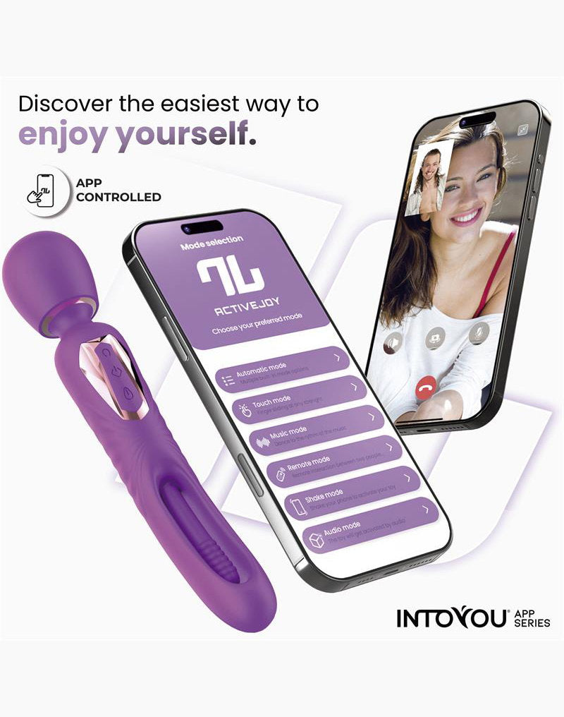 5: IY - Salma - Vibrator mit vibrierender Zunge (mit App-Steuerung) - Lila