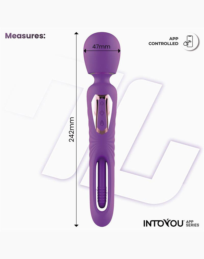 7: IY - Salma - Vibrator mit vibrierender Zunge (mit App-Steuerung) - Lila