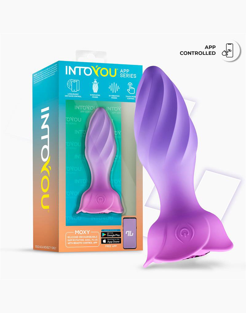 9: IY – Moxy – Butt Plug 360° Rotation (mit App-Steuerung) – Flieder