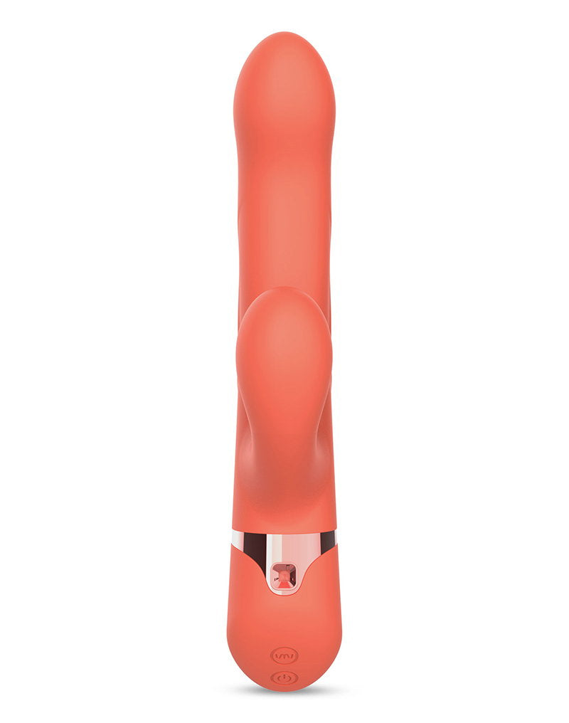 4: IY - Mindy - Rabbit-Vibrator mit Perlen und App - Orange