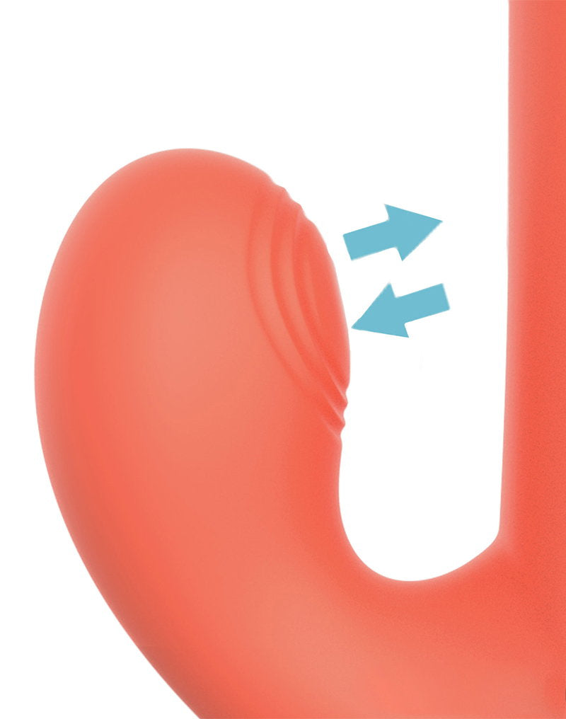 7: IY - Mindy - Rabbit-Vibrator mit Perlen und App - Orange