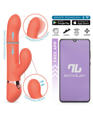IY - Mindy - Rabbit-Vibrator mit Perlen und App - Orange