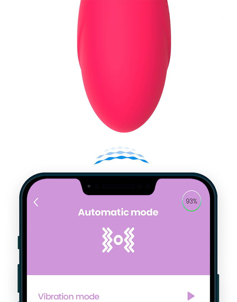 8: IY - Bulby - Vibrierendes Ei mit App - Dunkelrosa
