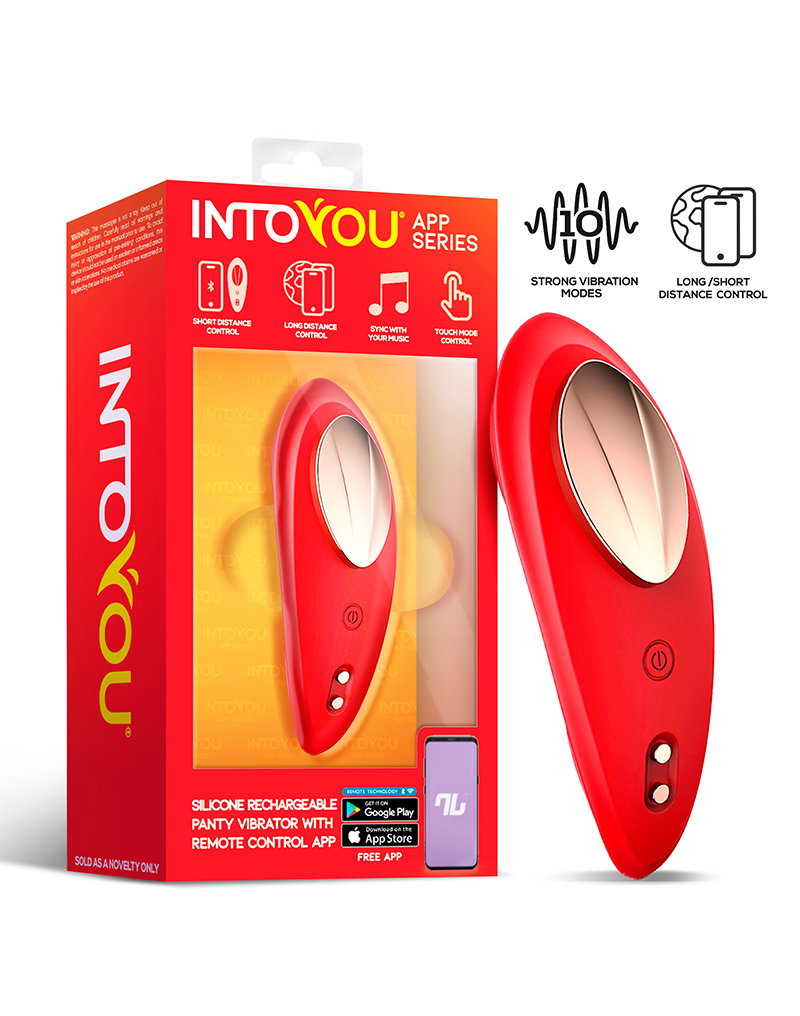 IY - Panty-Vibrator mit App. - Rot
