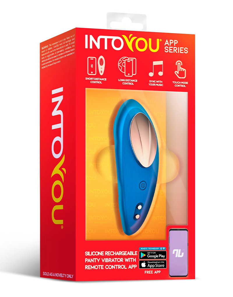 IY - Panty-Vibrator mit App. - Blau