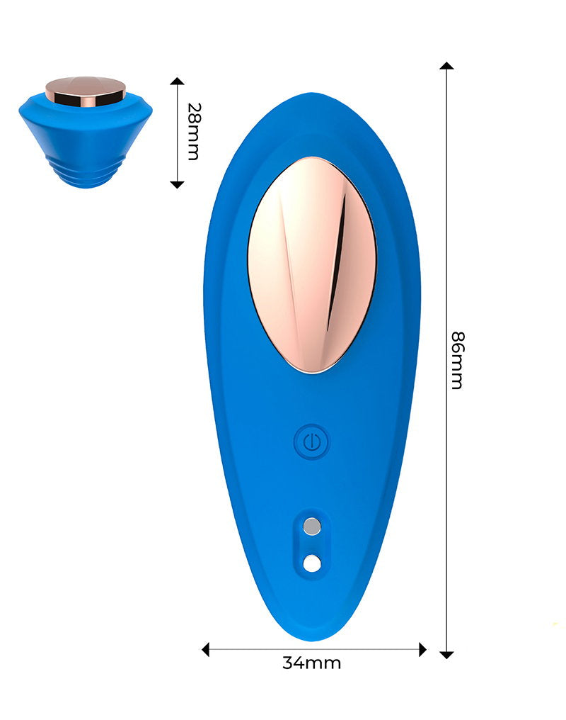 IY - Panty-Vibrator mit App. - Blau