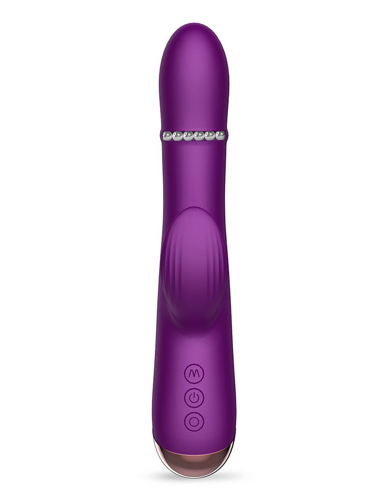IY – Sendel – Rabbit-Vibrator – Vibrator mit Perlenring und App – Lila