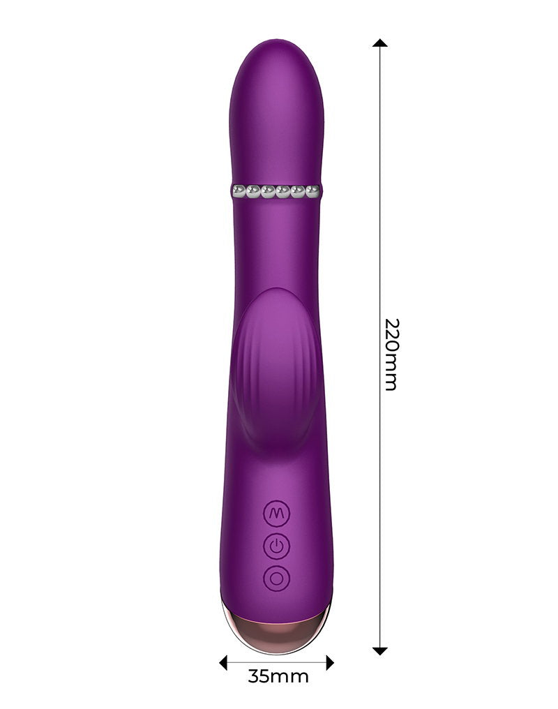 IY – Sendel – Rabbit-Vibrator – Vibrator mit Perlenring und App – Lila