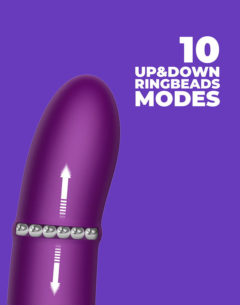 IY – Sendel – Rabbit-Vibrator – Vibrator mit Perlenring und App – Lila