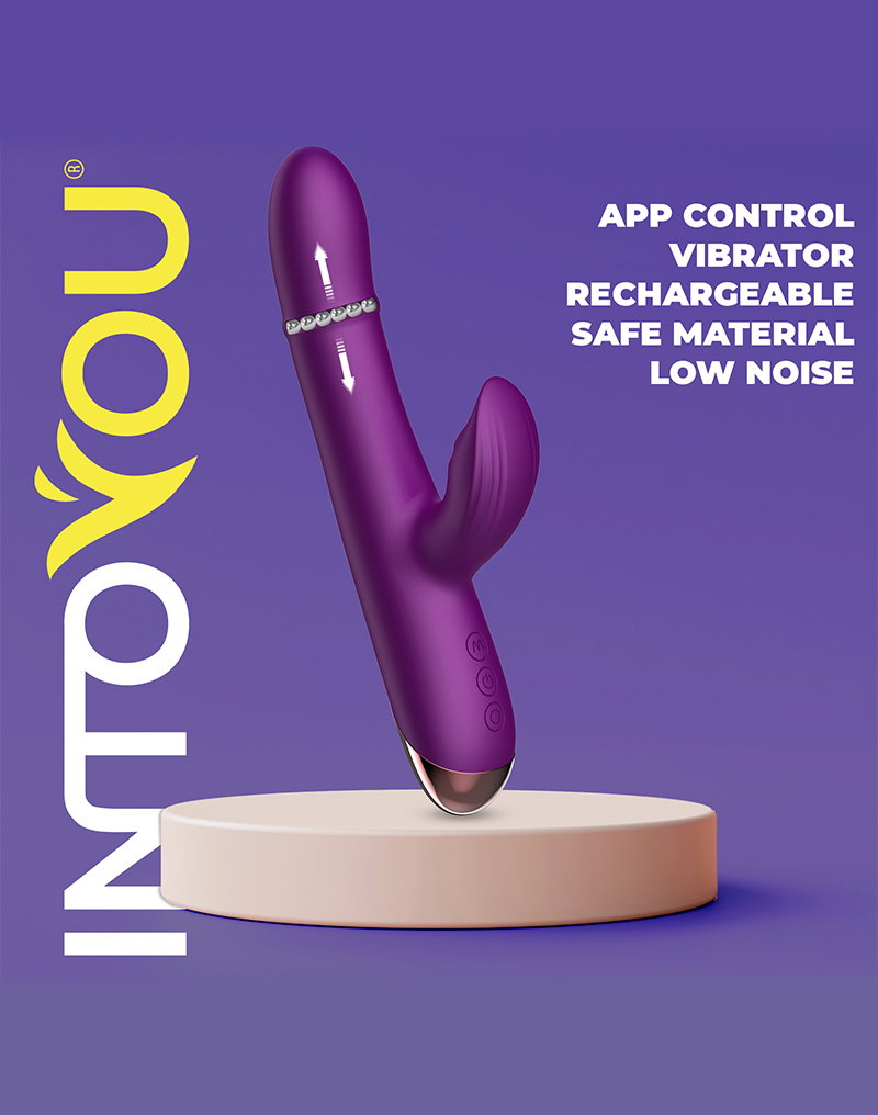 IY – Sendel – Rabbit-Vibrator – Vibrator mit Perlenring und App – Lila