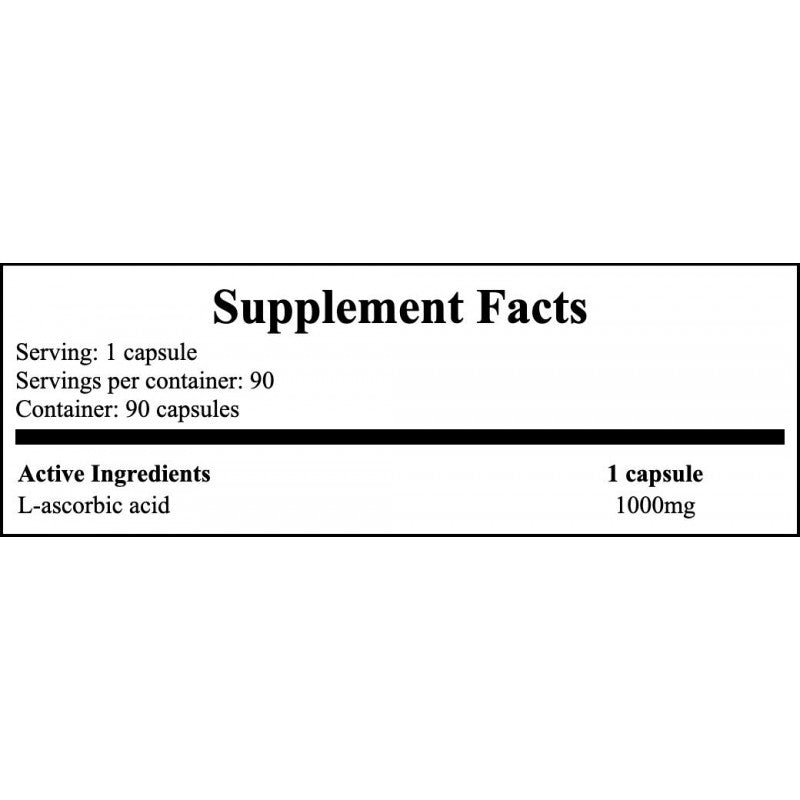 Vitamin C 1000 - 90vcaps