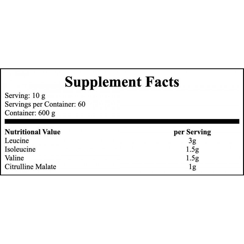 Bcaa + Cytrulline - 600g - Black Currant