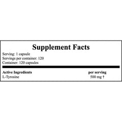 L-Tyrosine - 120caps