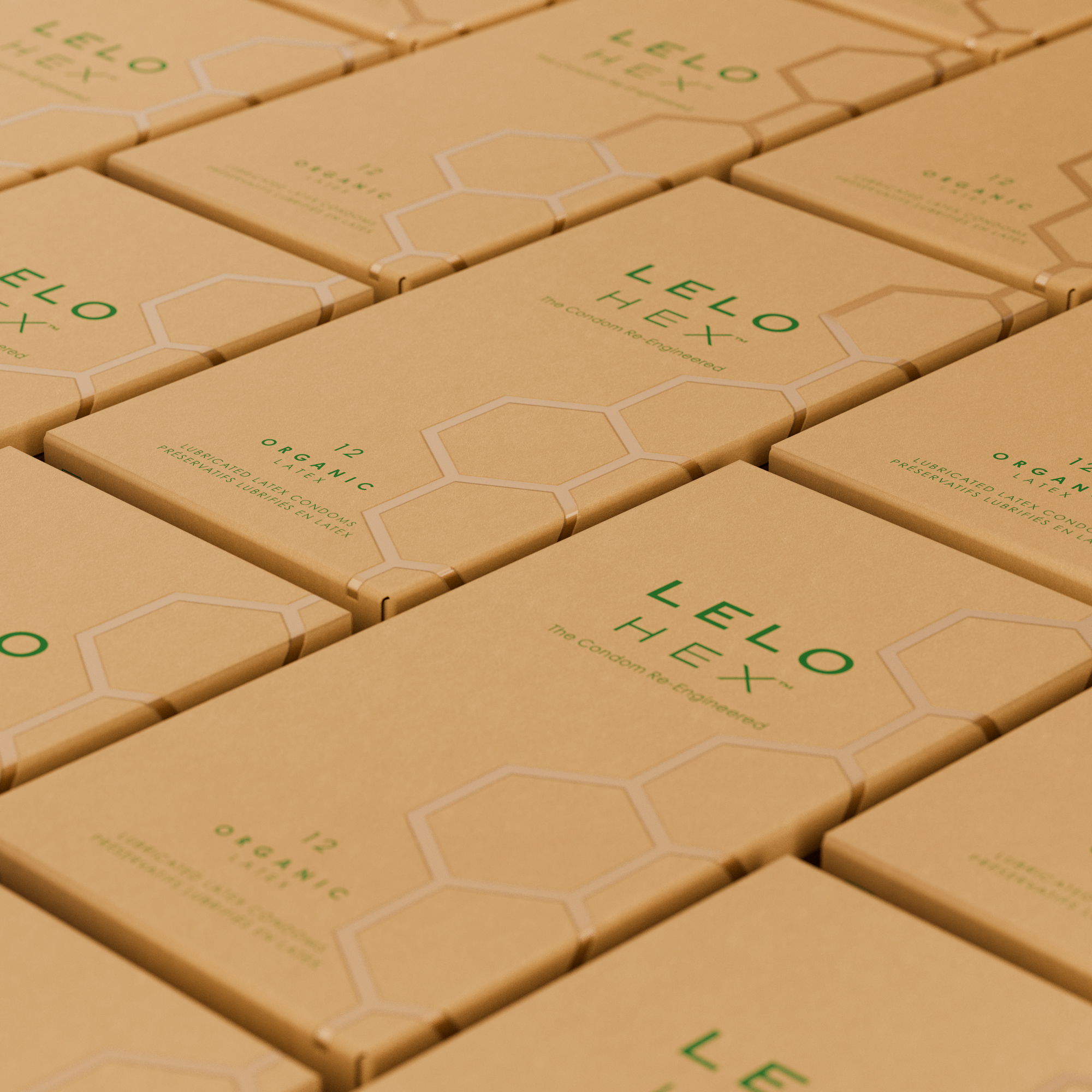 LELO HEX™ - Organic-Kondome (12er-Pack)