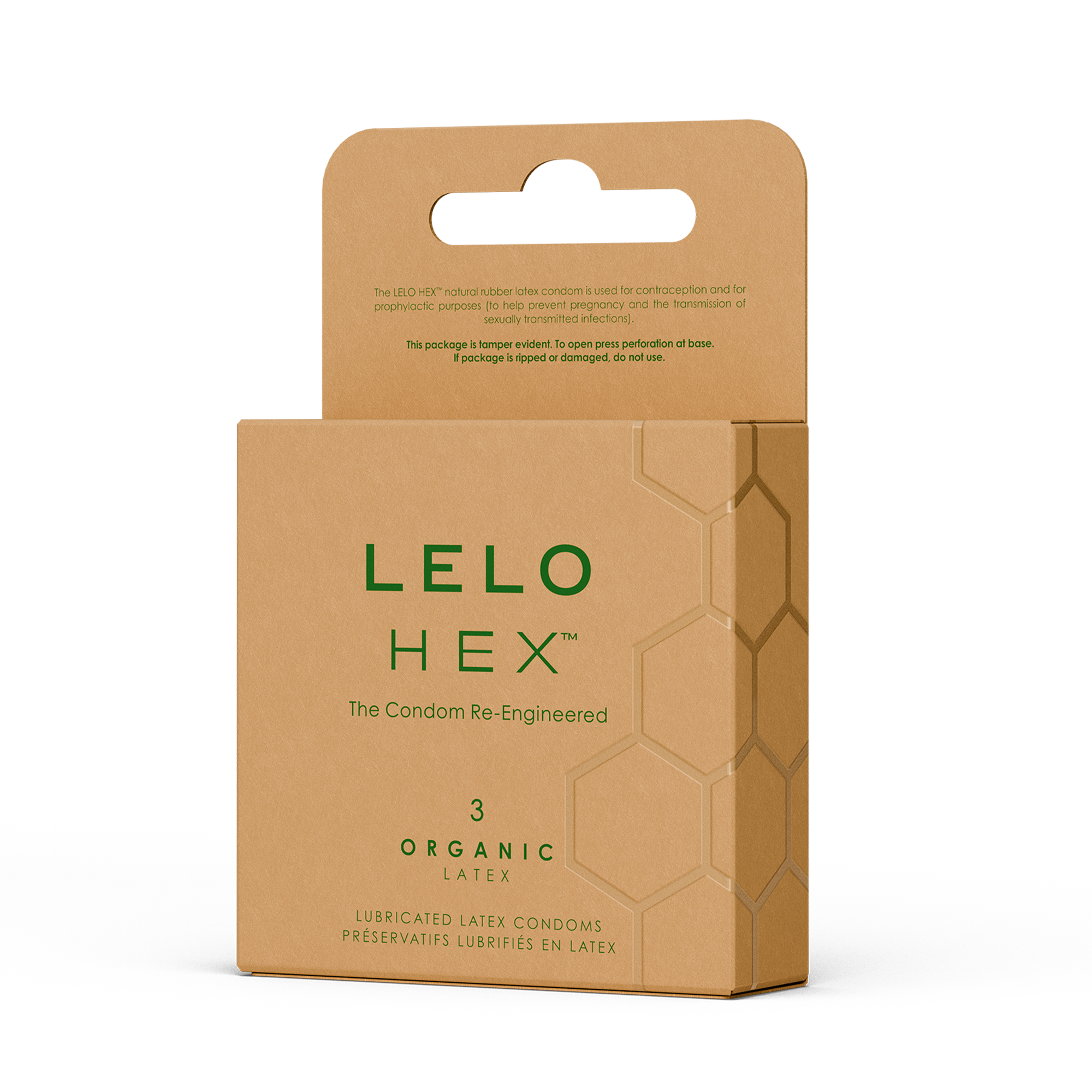 LELO HEX™ - Organic-Kondome (3er-Pack)